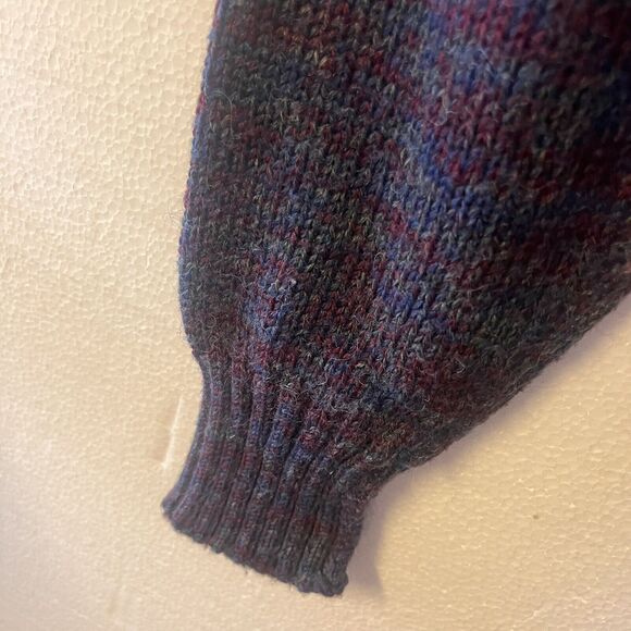 Boston Traders Vintage Multicolor Argyle Wool Blend Knit Sweater size xl - Picture 2 of 5